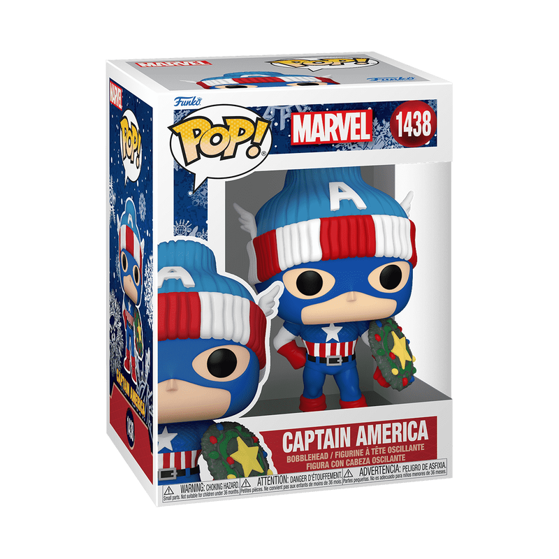 📦訂購 英國代購 Funko POP! Marvel Captain America with Wreath Shield Figure 美國隊長 模型