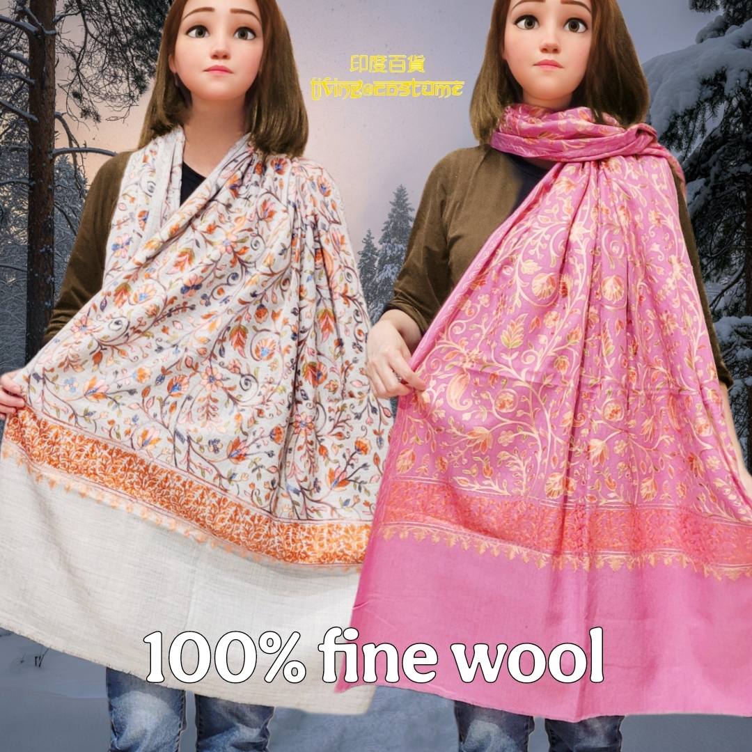 印度細緻羊毛 (Fine Wool) 披肩