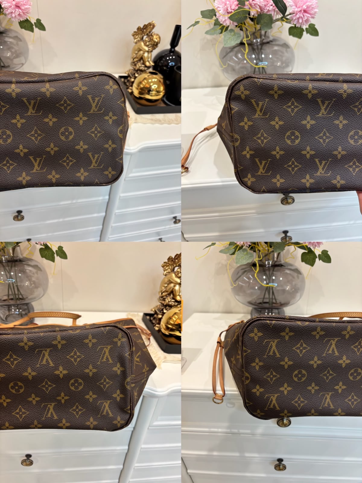 Lv Neverfull mm monogram 100%Authentic, 95%new dust bag 