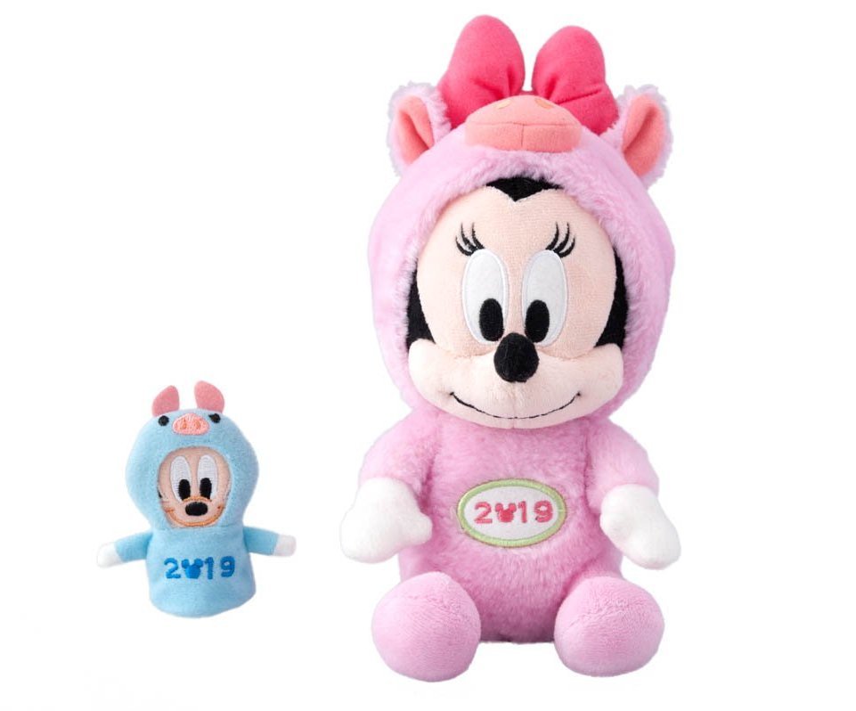 [現貨] [東京迪士尼樂園] 干支2019米妮毛公仔