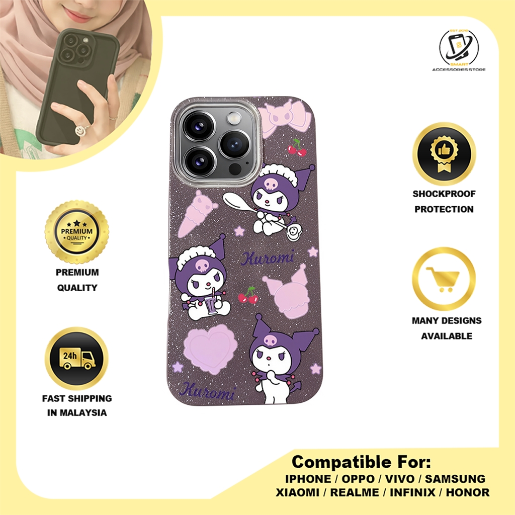 BLING CASE PHONE FOR IPHONE - DESIGN KUROMI E