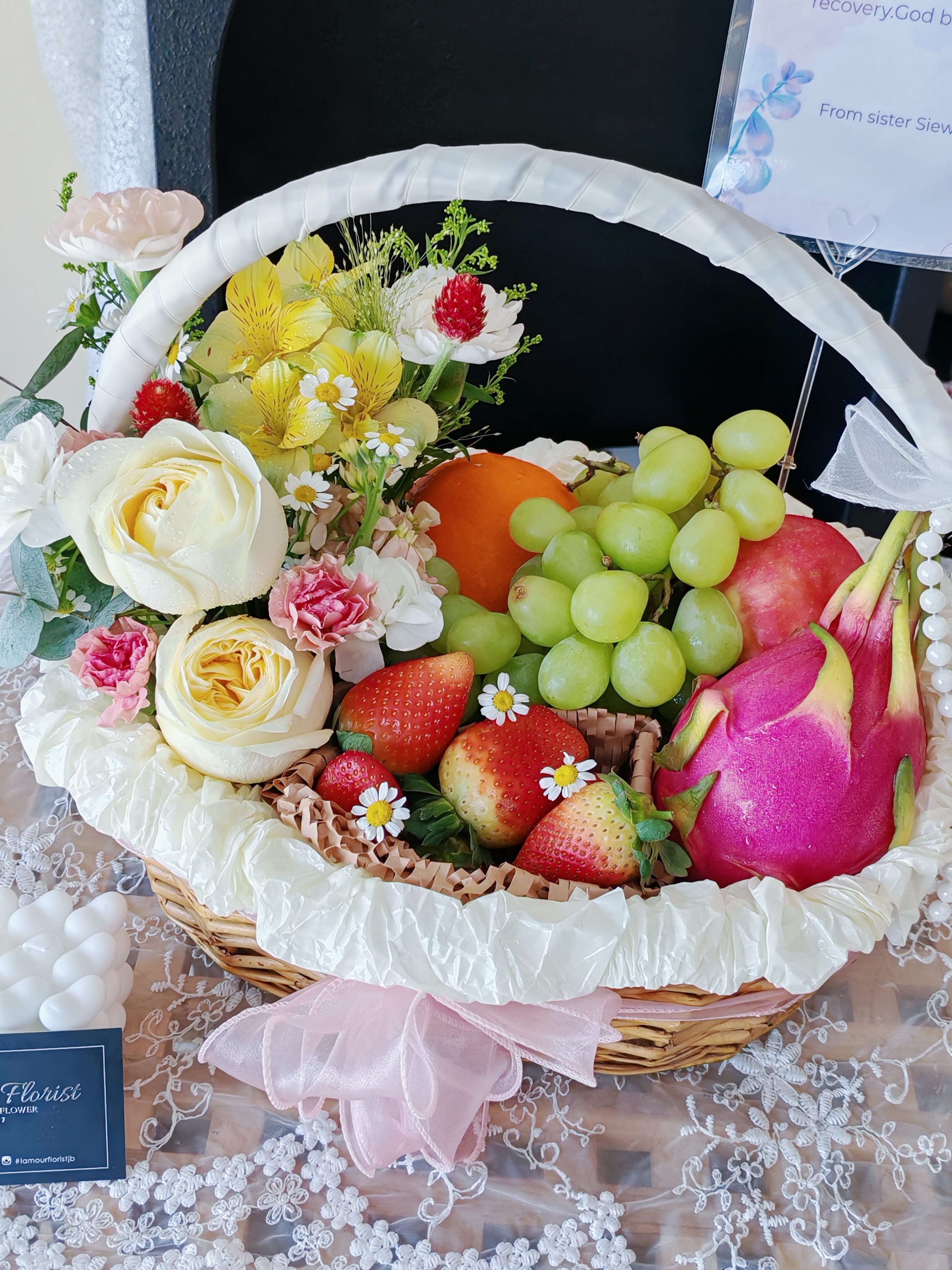 Fruity Fresh Flower Basket