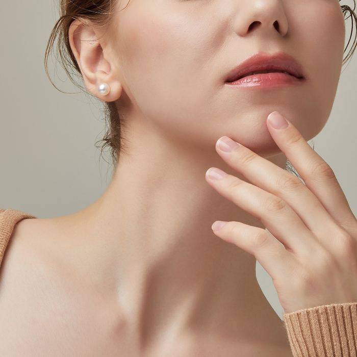 DIDIER DUBOT Signature D Rose Gold L Size 珍珠耳環 (JDRER3F426W)