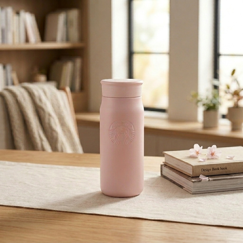 《日本🇯🇵 STARBUCKS Mother's Day 限定系列》不鏽鋼保溫瓶 355ml