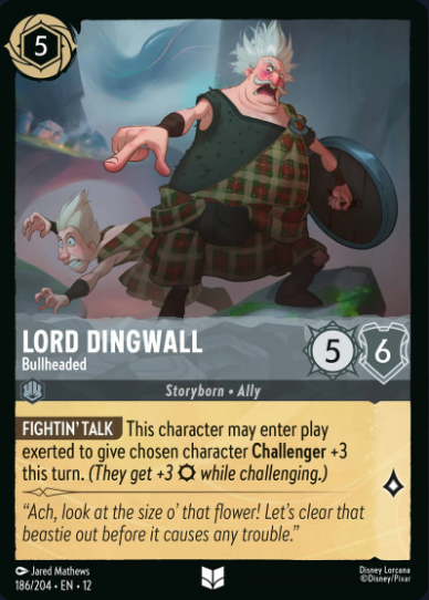 186/204 Lord Dingwall – Bullheaded UC