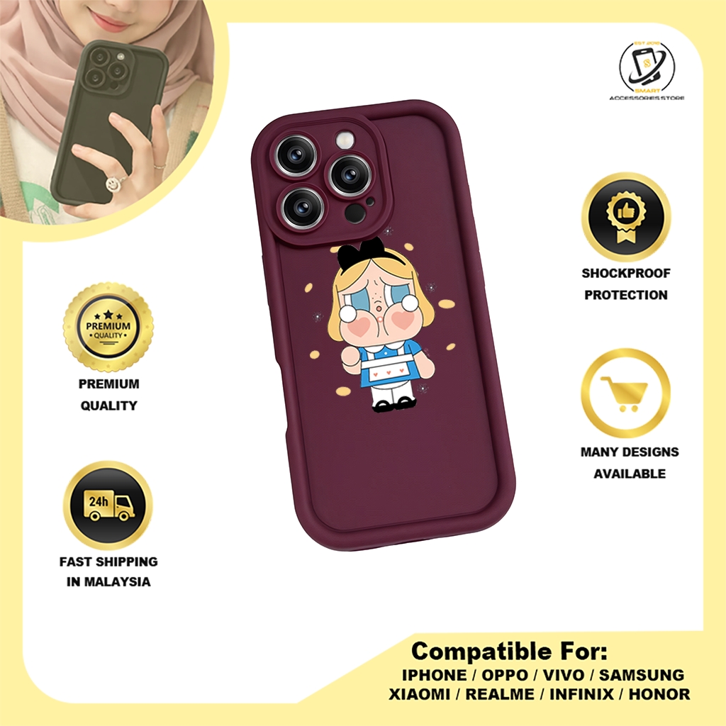 TPU DESIGN CASE PHONE FOR VIVO - DESIGN CRYBABY B