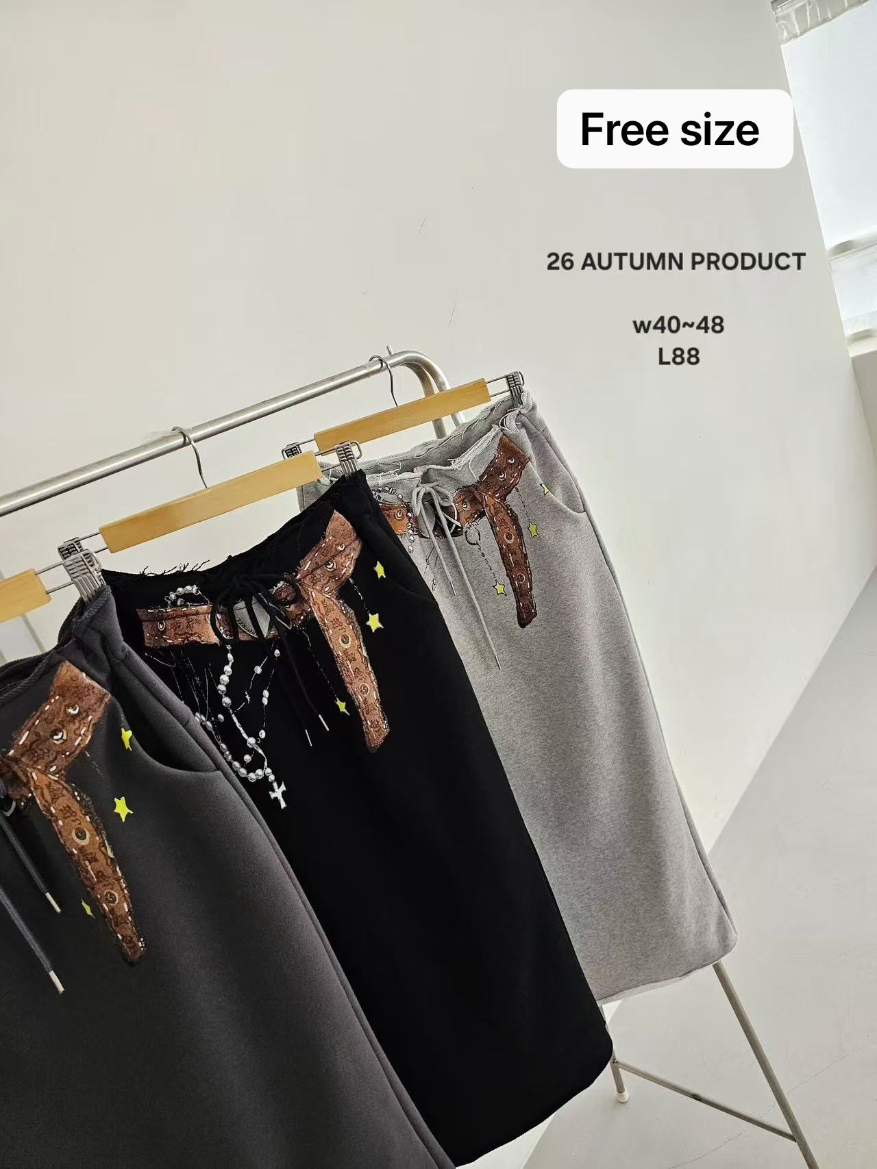 Belt print pencil Sk