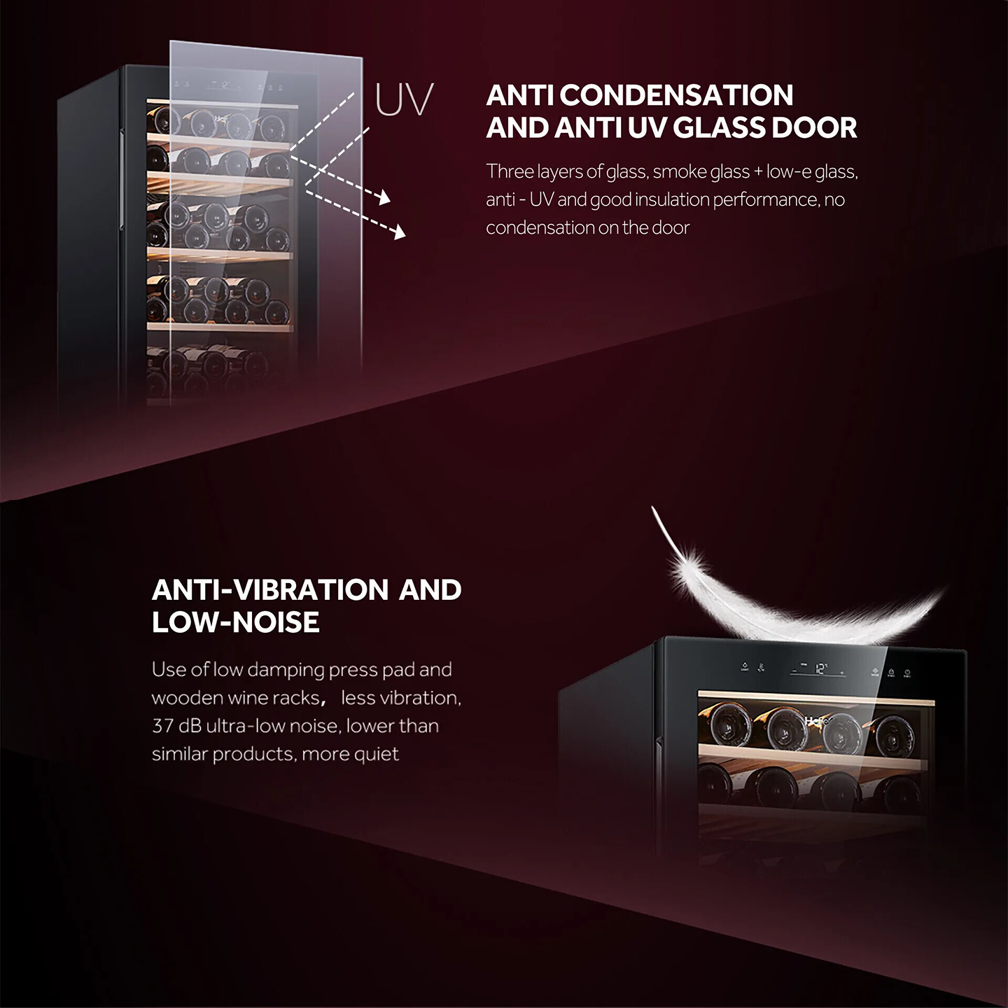 Haier 84 Bottles Wine Chiller (HWS-84G)