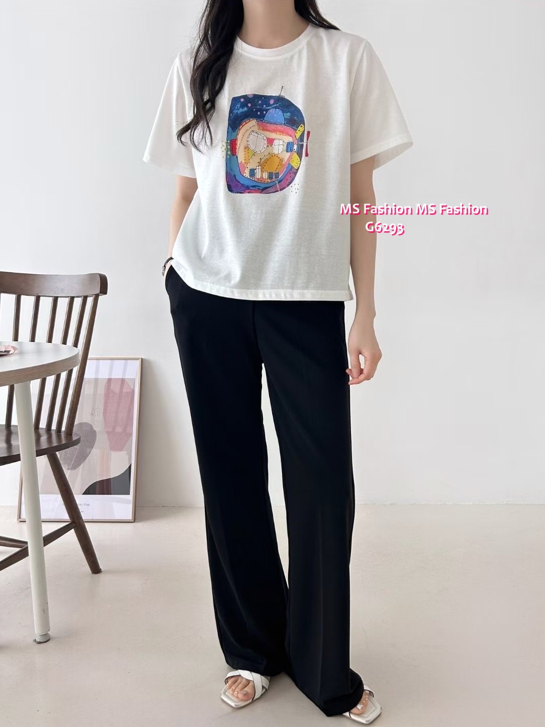 G6293 韓國🇰🇷靚print top 