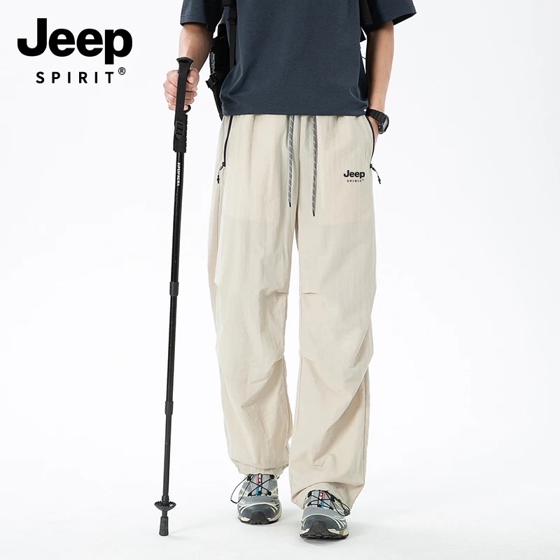 山系男女同款7色輕薄防水防風工裝褲 