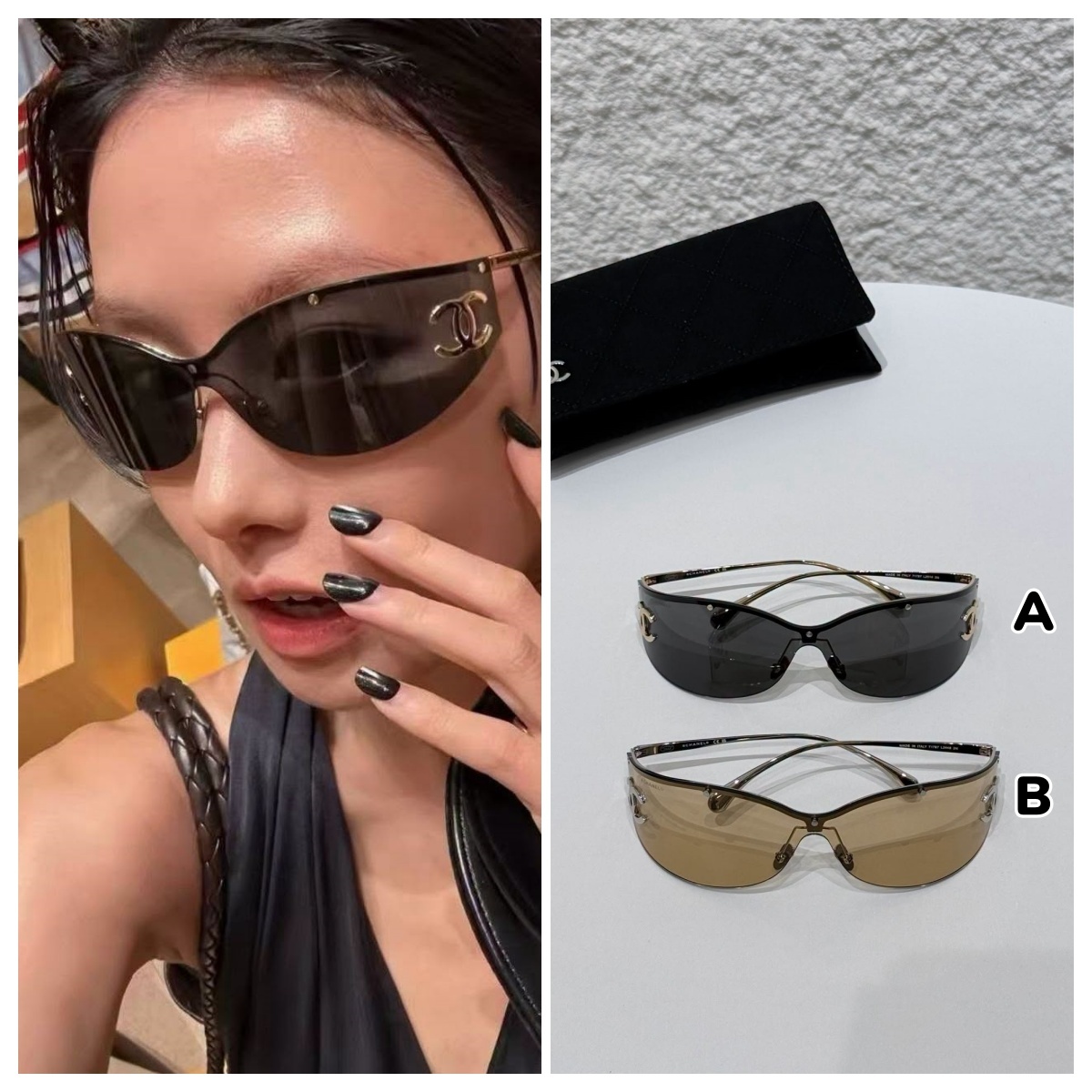 CHANEL 2026 COCO BEACH 系列眼罩式太陽眼鏡
