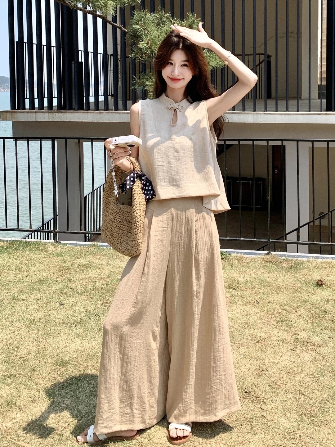 PT229国风阔腿裤