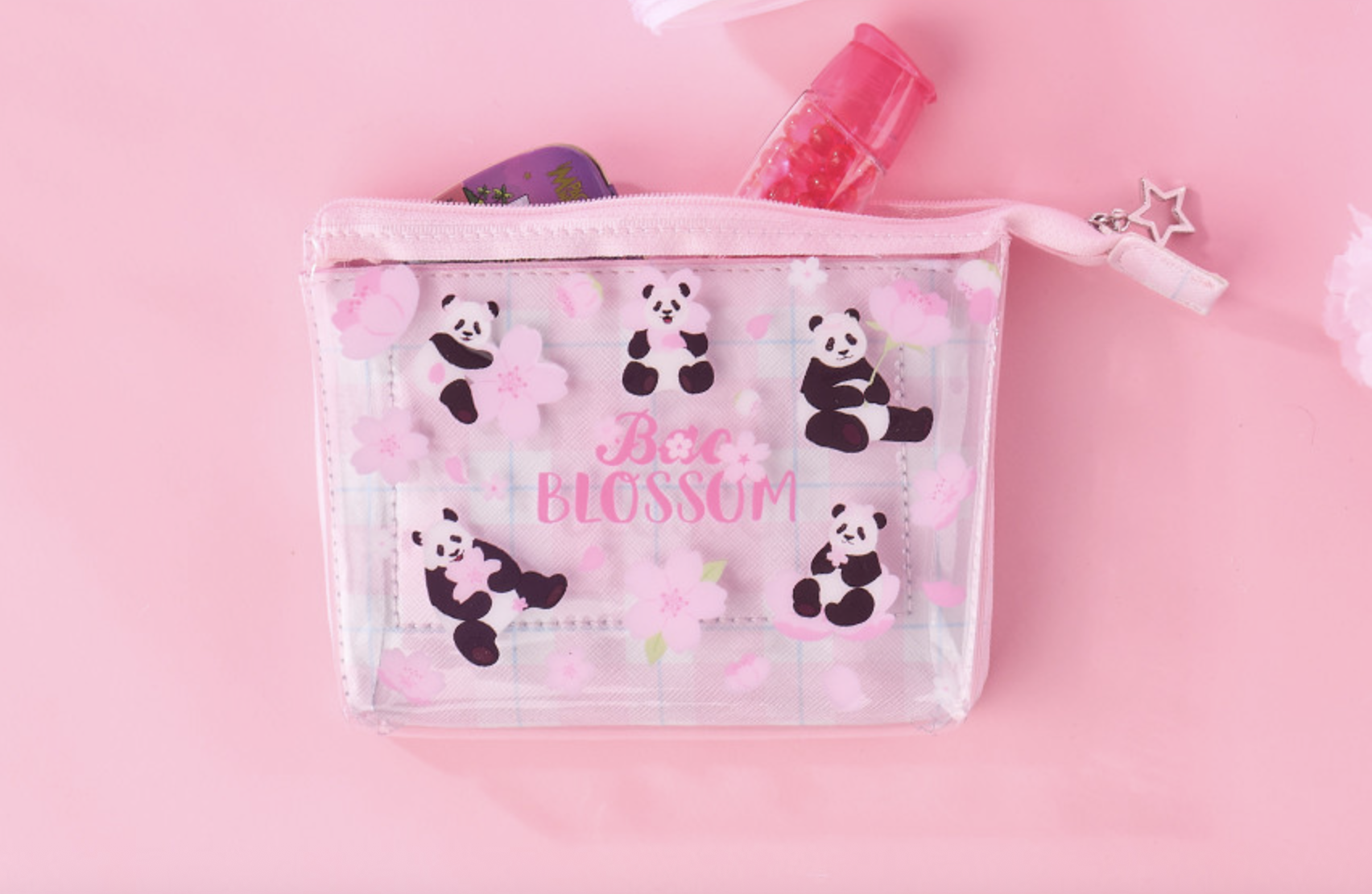 📦訂購 韓國代購 愛寶樂園 Everland Bao Family 寶家族 櫻花系列 小物袋