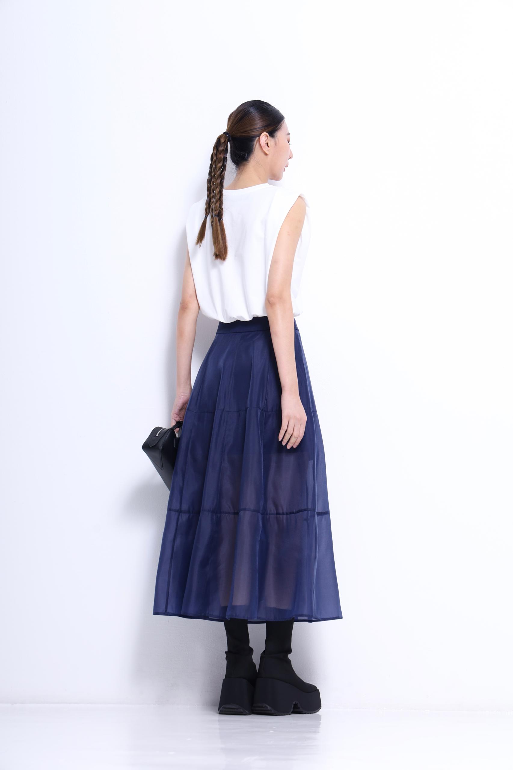 CS1415 SHEER ORGANZA MESH SKIRT