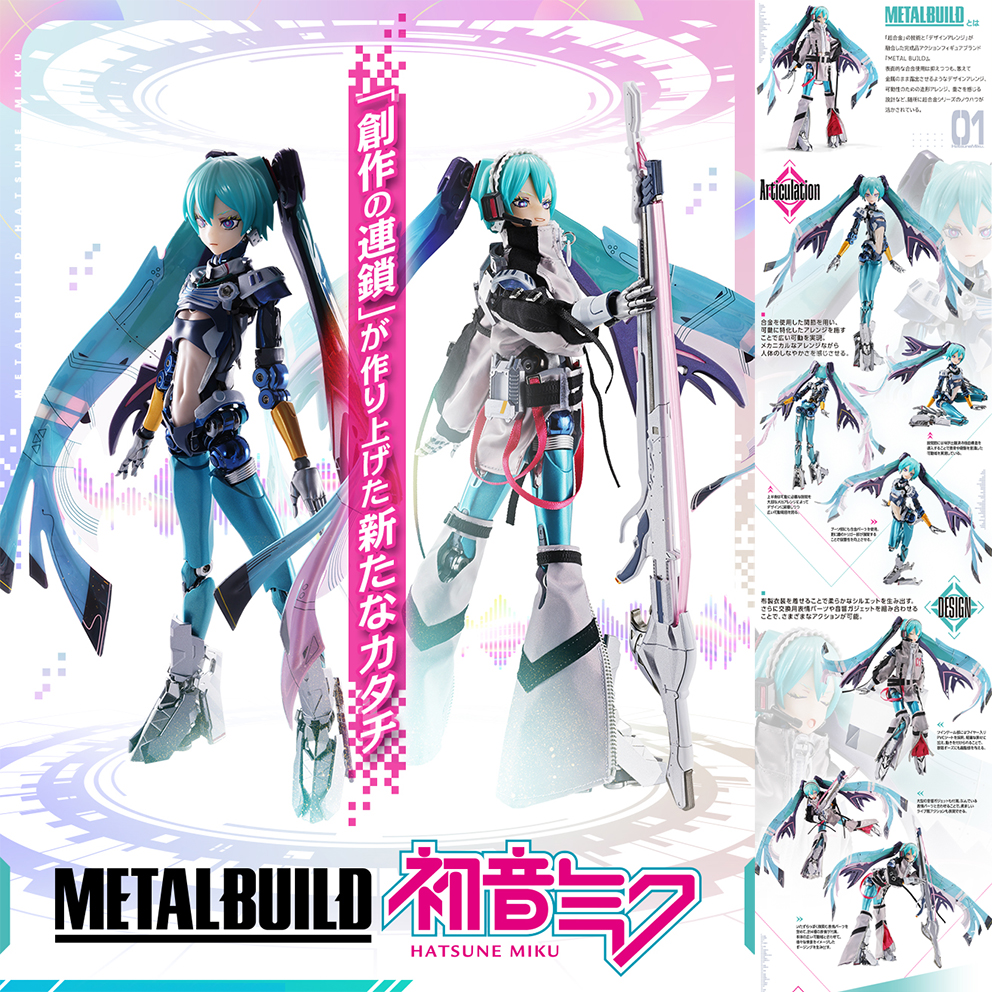 (預訂訂金 $600) (總價 $1742) Bandai METAL BUILD 初音未來 Hatsune Miku (行版)