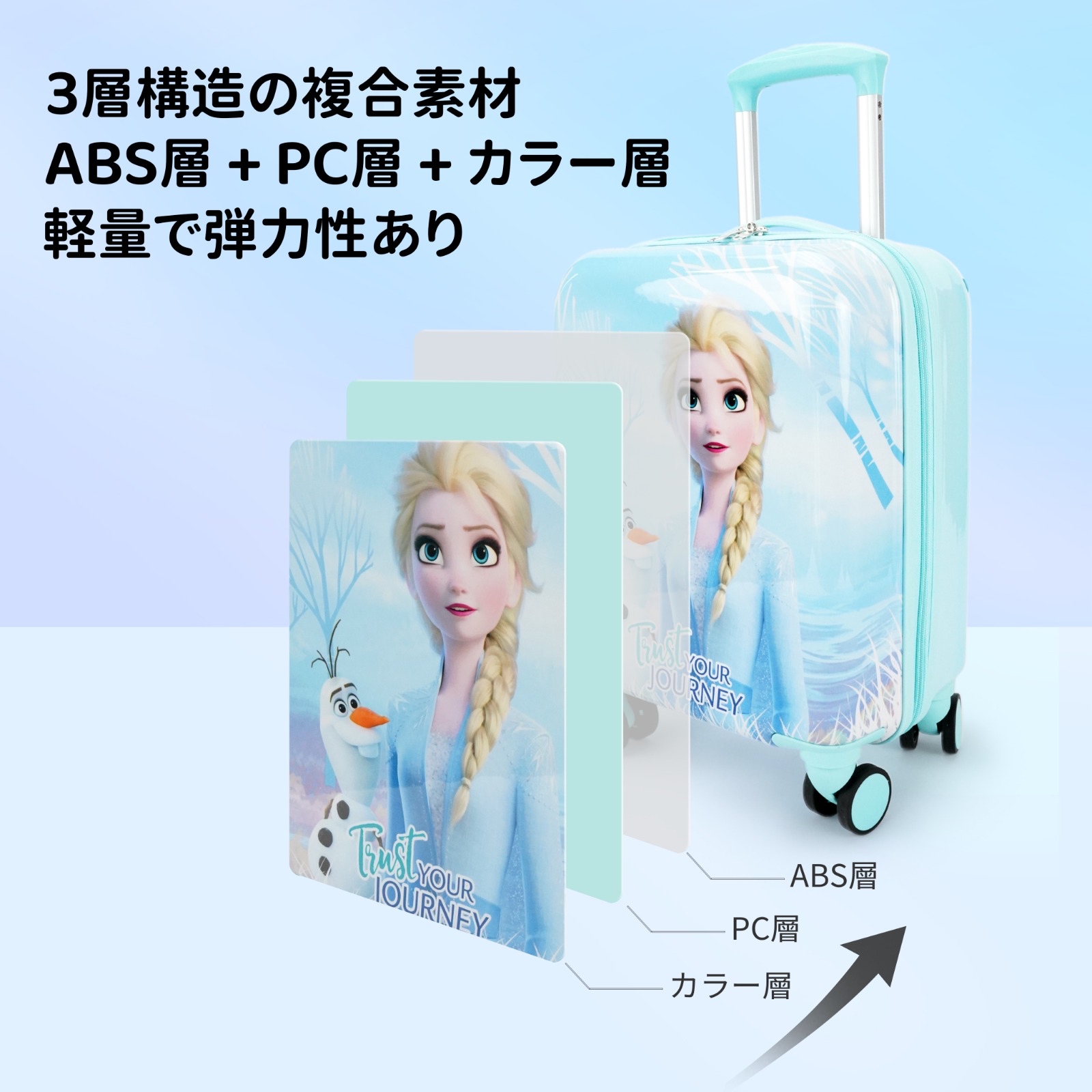 迪士尼行李箱16吋（Frozen)