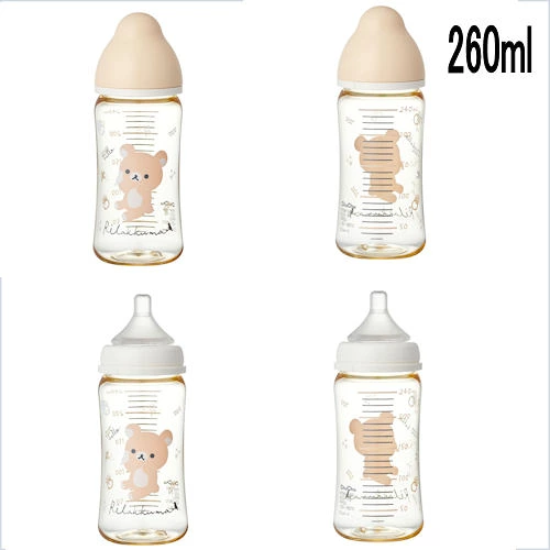 鬆弛熊日本製 ChuChu 鬆弛熊 Multi Fit PPSU 闊口奶樽 - 160mL及240mL兩款容量