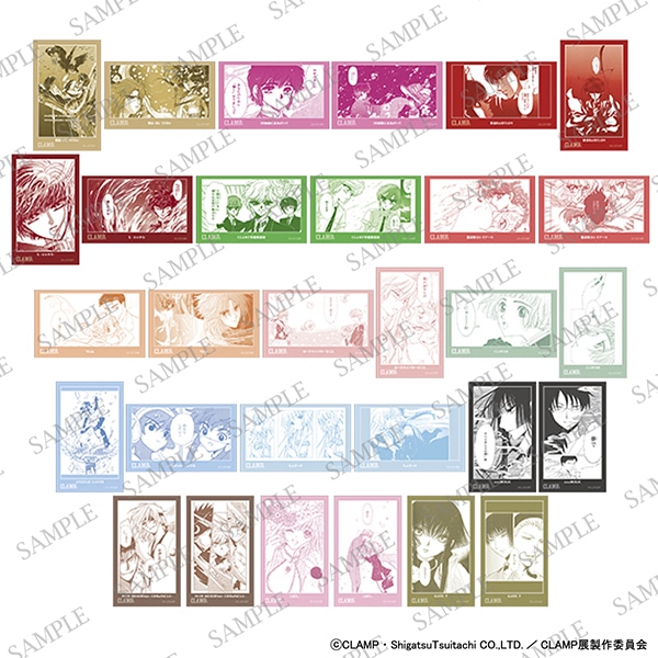 《Pre-Order》Random Scene Sticker｜Clamp展 –SELECTION- in Korea (26C50-P）