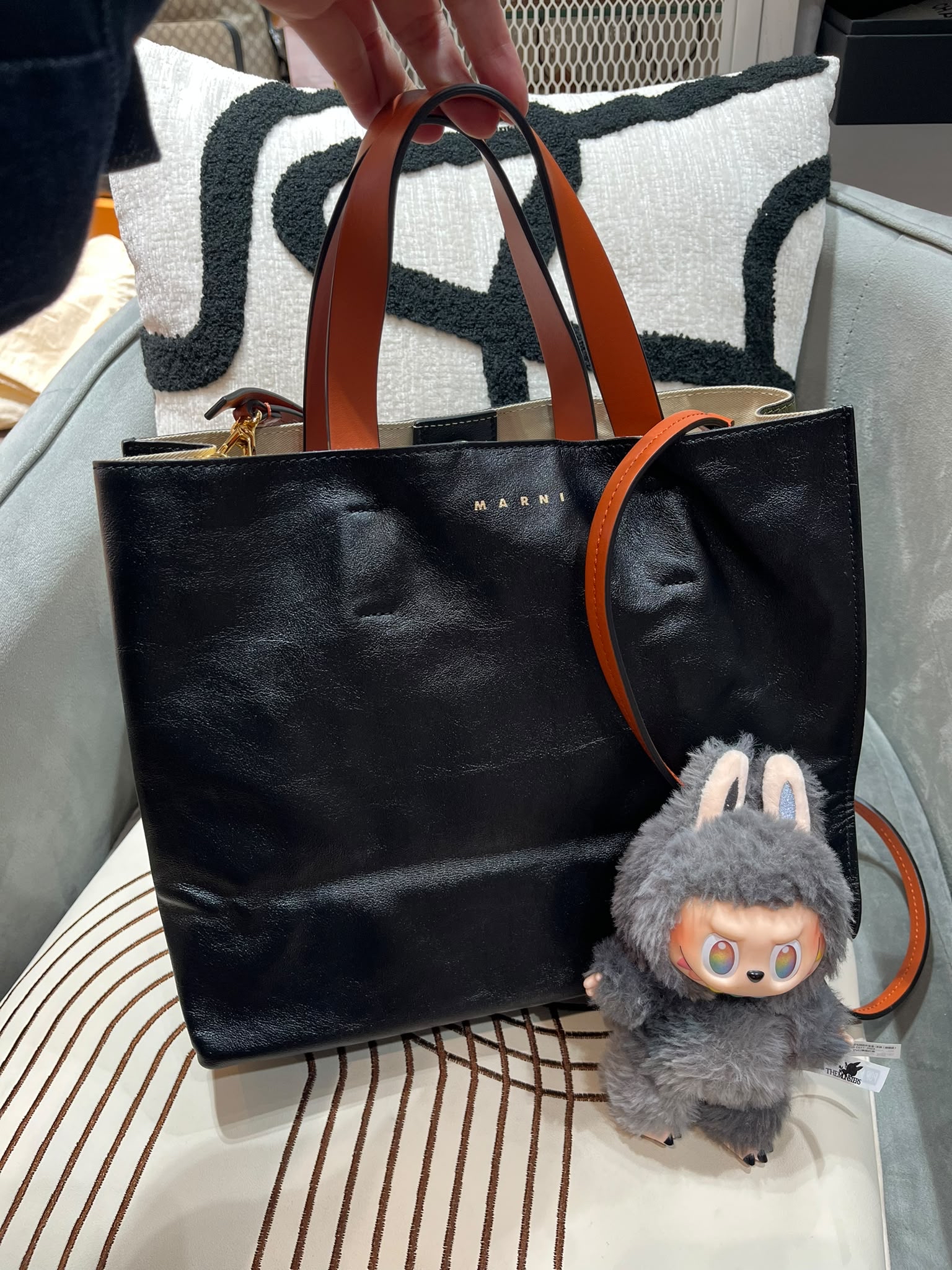 未使用品 Marni 2Way Tote Bag calfskin 100%Authentic, unused 未使用品 ✅Dust bag