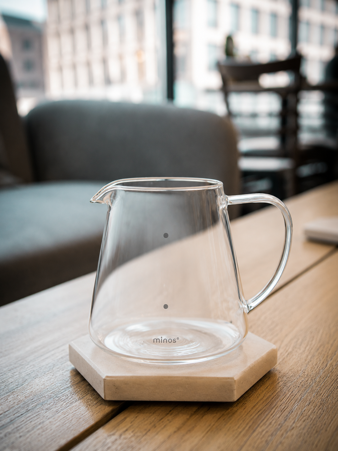 minos Coffee Glass Server
