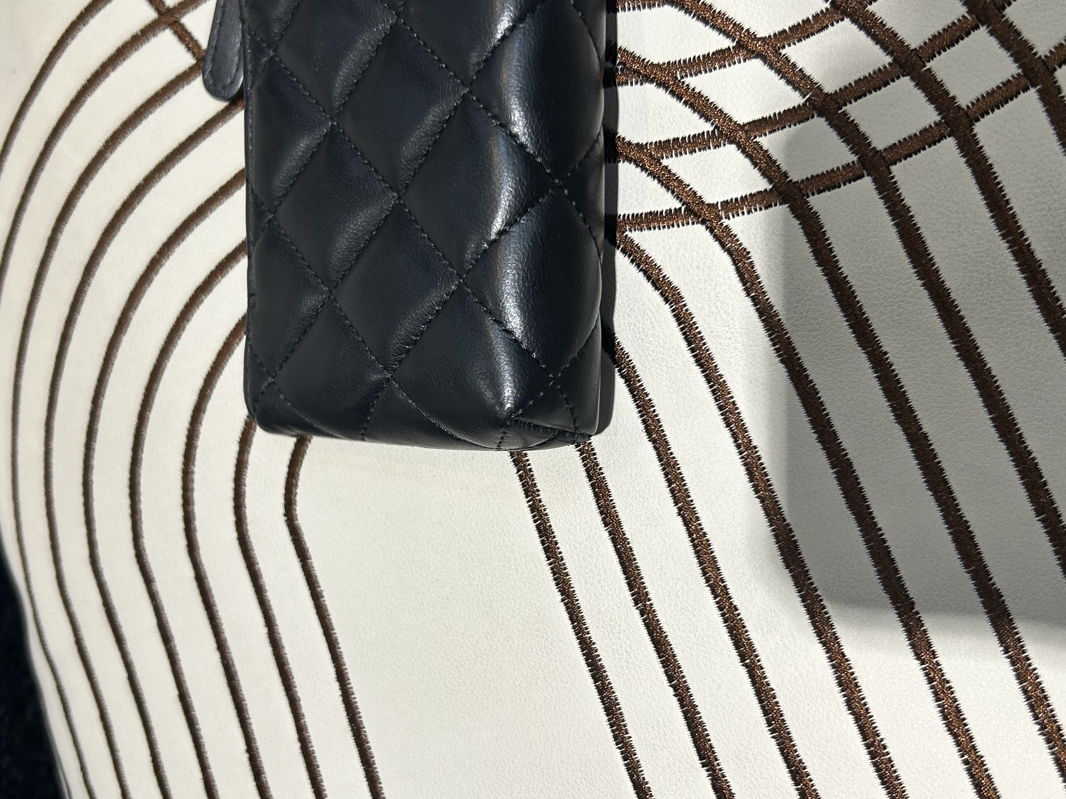 Chanel Classic CC Zip Pouch 小牛皮 100%Authentic, 98%New ☑️17Card☑️Box
