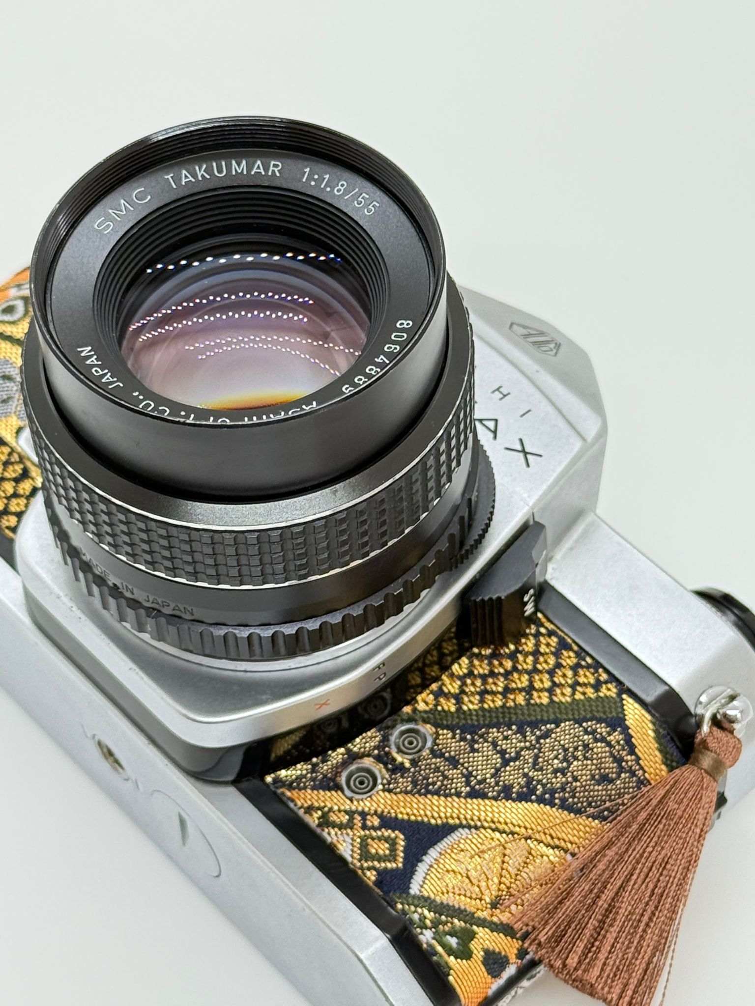 「西陣織之影」 Pentax Spotmatic 連SMC Takumar 55mm f/1.8 鏡頭
