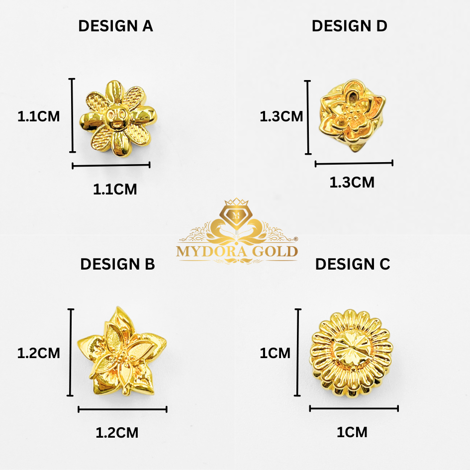 MYDORA Bead Blossom Full Gold Series (5G) | EMAS 916/22k