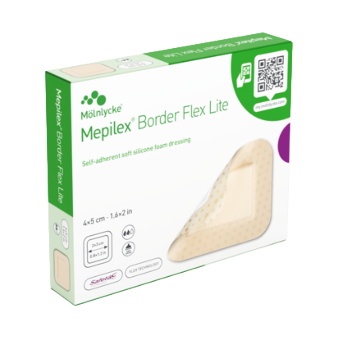 Molnlycke Mepilex Border Flex Lite 有邊型泡沫敷料貼