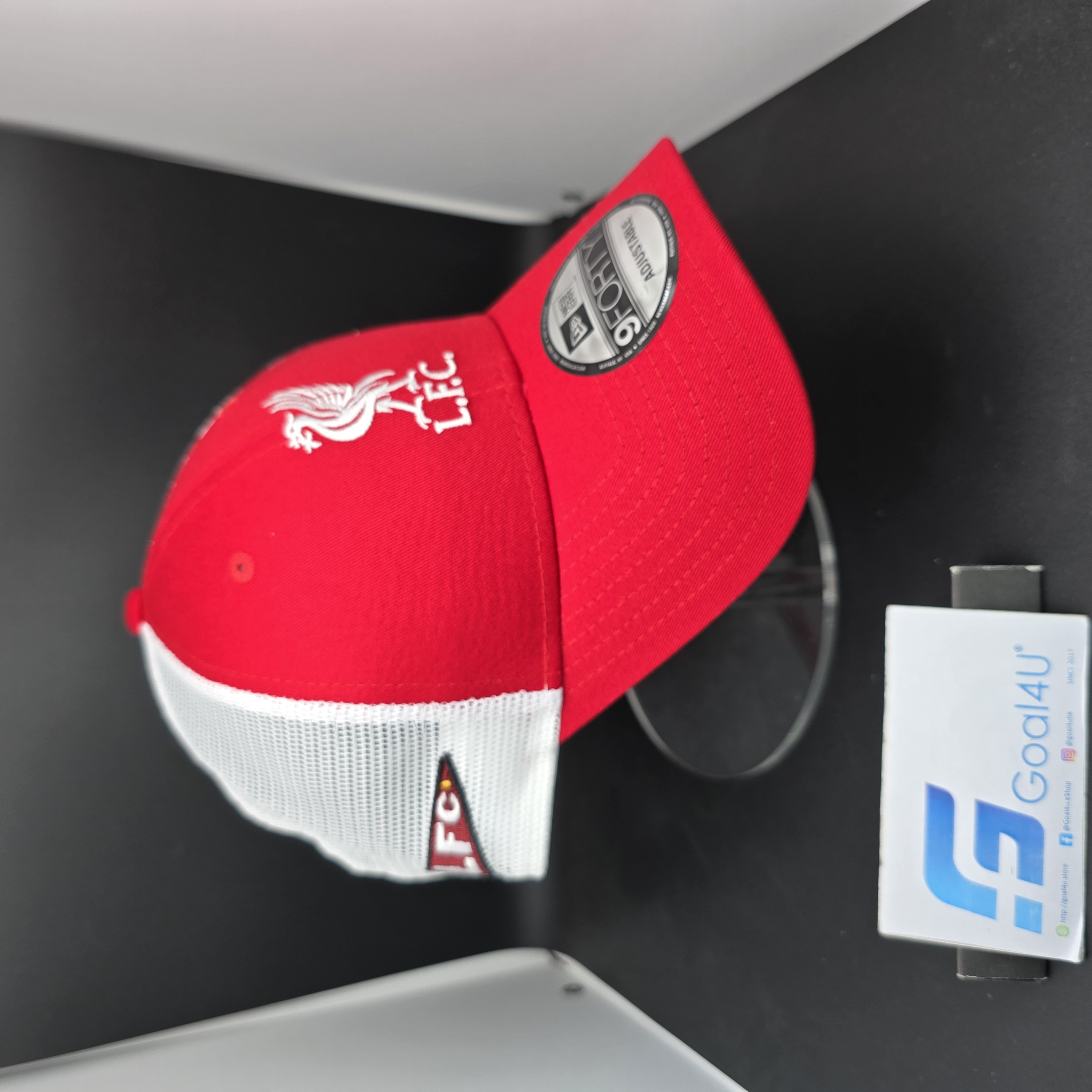 #現貨 🧢 New Era Liverpool 利物浦 9Forty Patch Mesh Trucker Cap 60852591