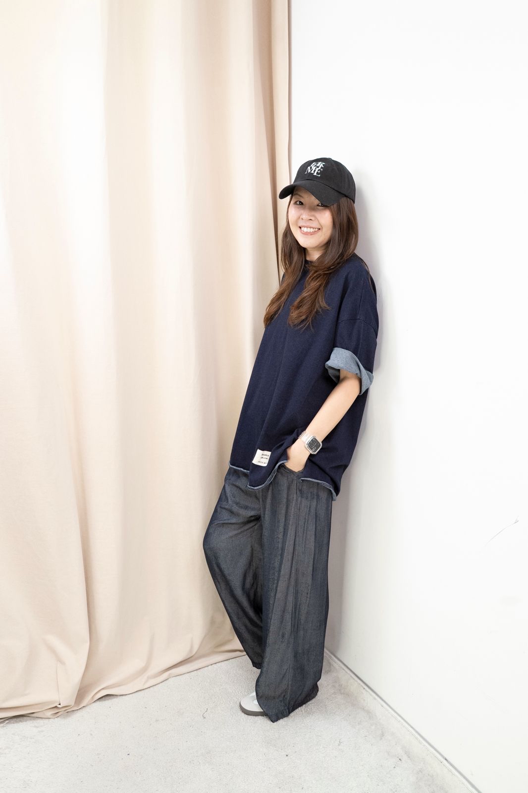 Oversize 牛仔Top（牛仔藍色）