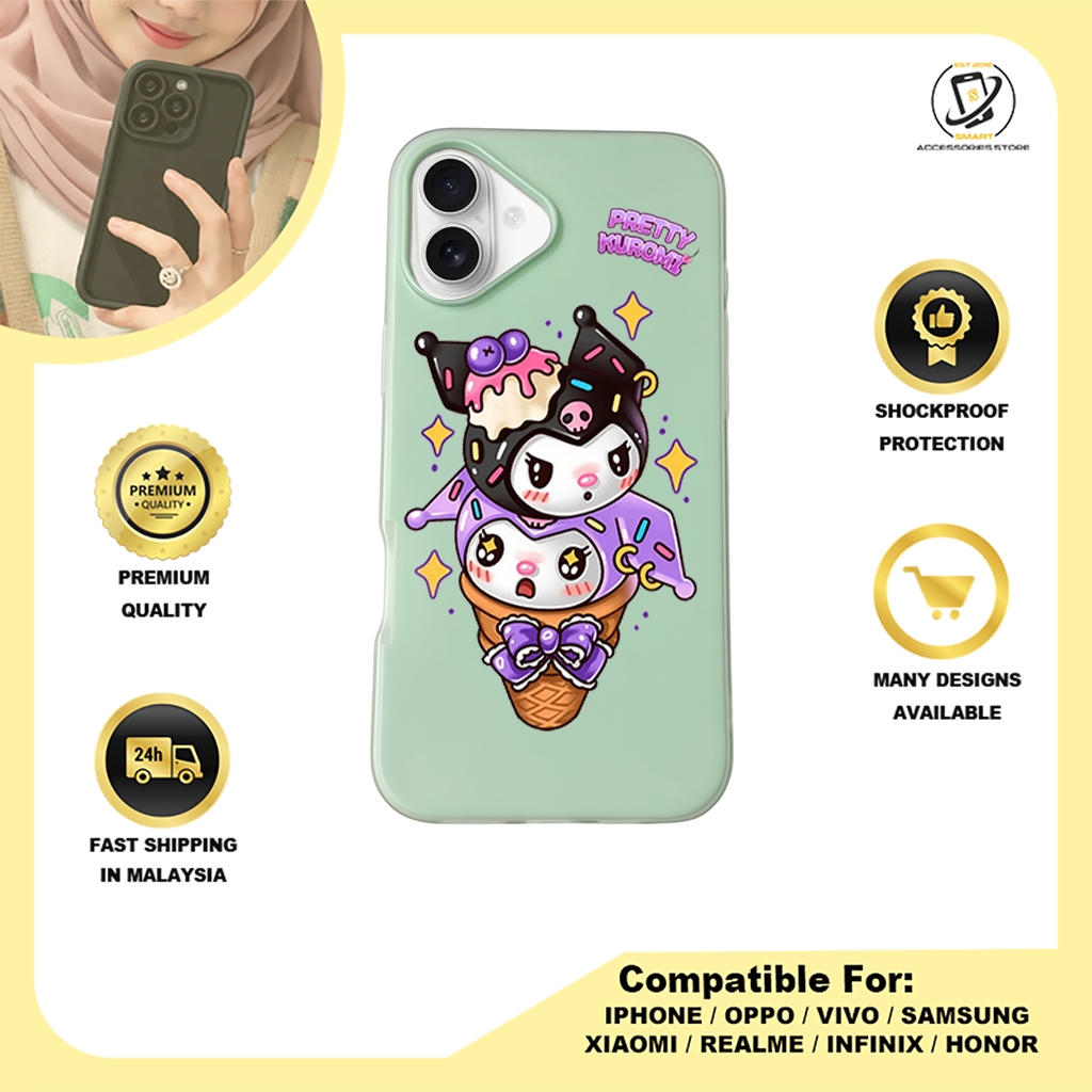 JELLY CASE PHONE FOR IPHONE - DESIGN KUROMI A