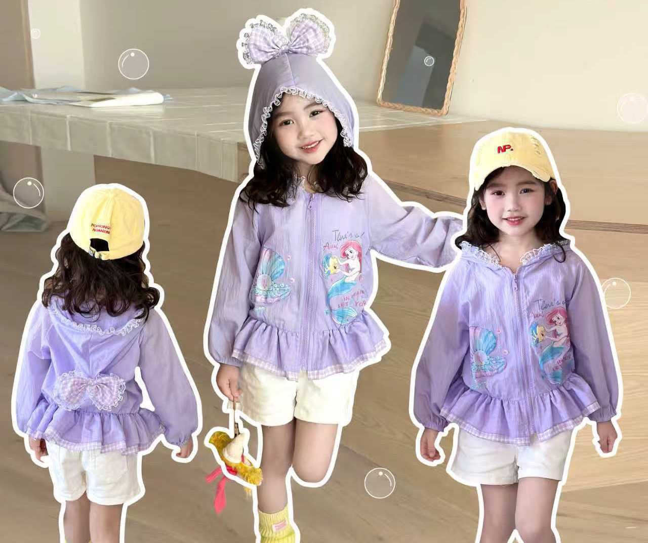 $75件。2件起$65件。女童薄款外套防曬外套 