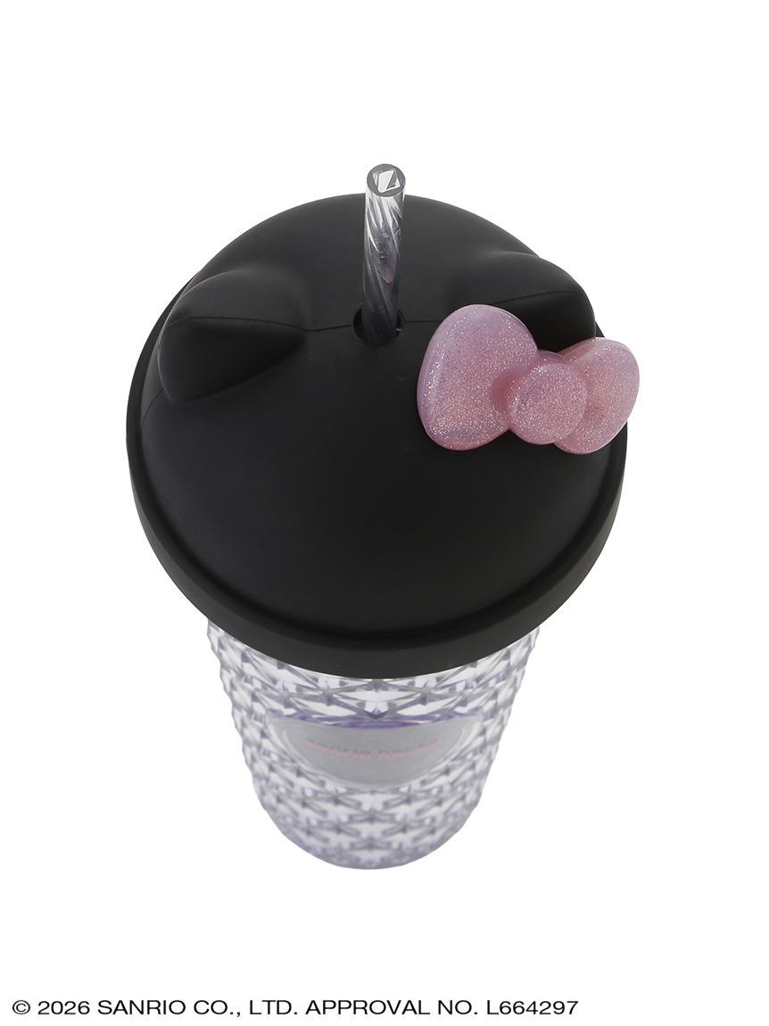 日本預訂📍日本Sanrio House Pink x Black系列 - Kitty黑色水杯 700ml 不包郵