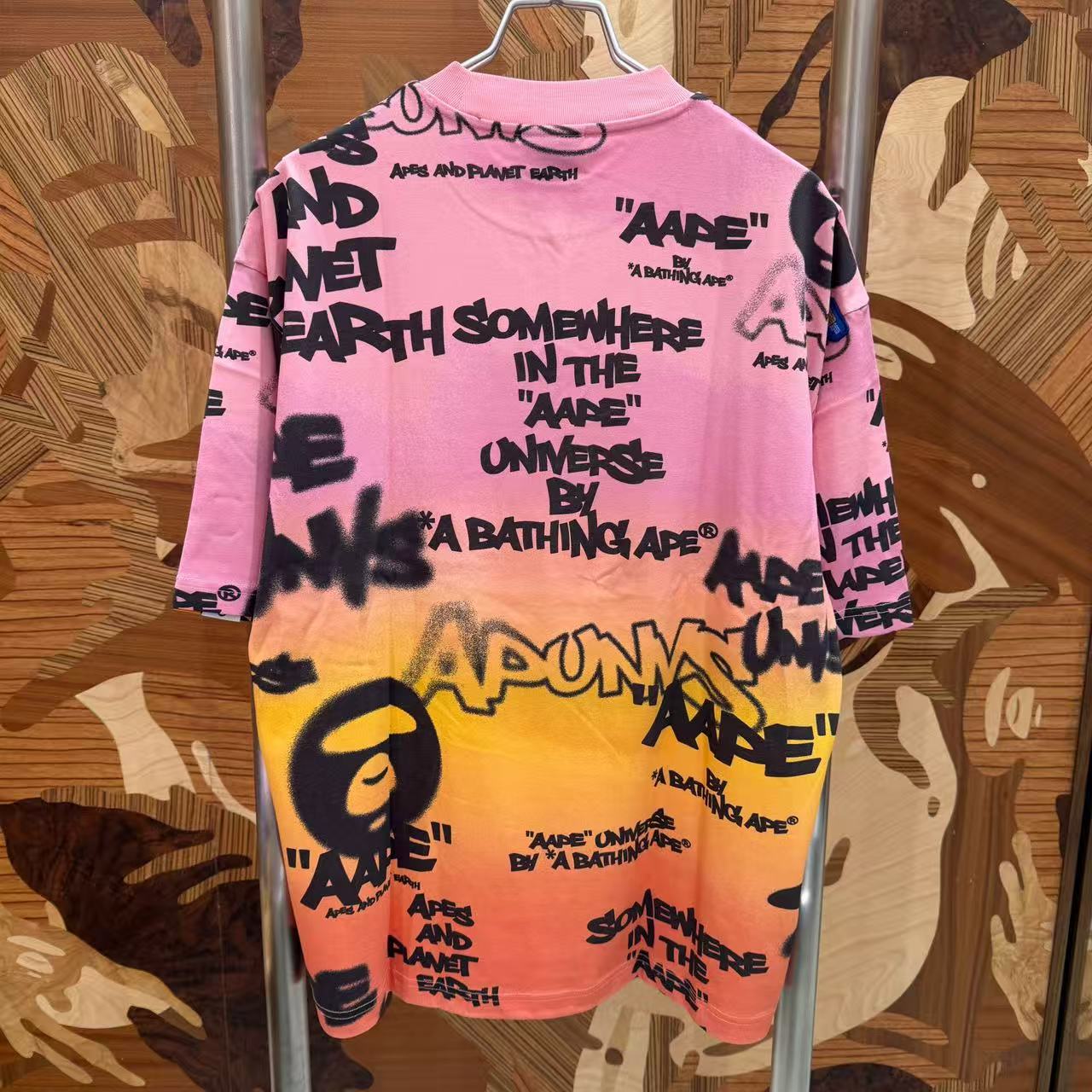 AAPE OVERSIZE fit Moonface graphic tee (1878) 寬鬆版
