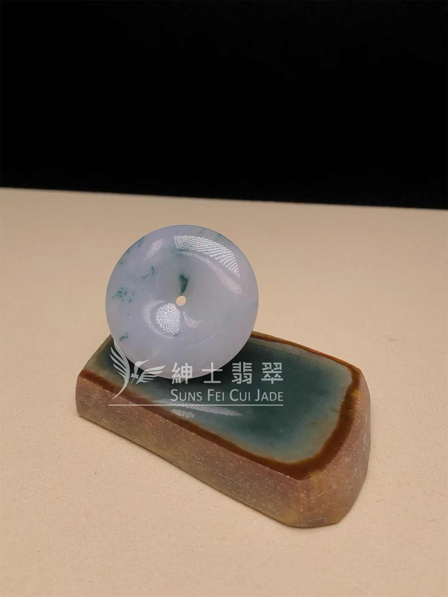 飄花平安扣  B08343