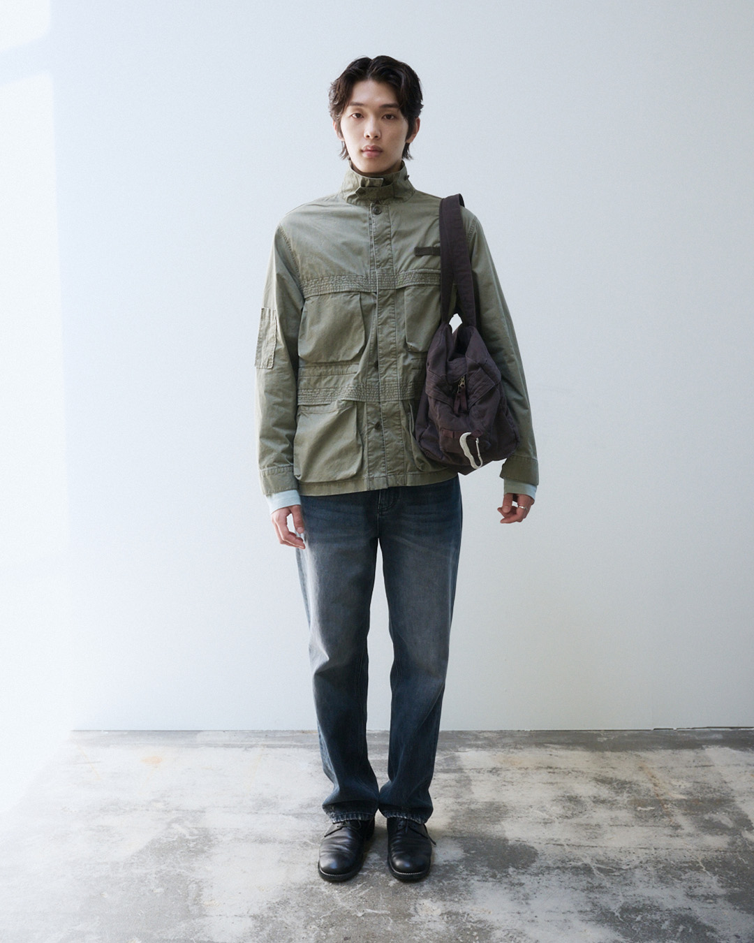 999HUMANITY - ADVENTURE WASHED WORK JACKET (KHAKI)