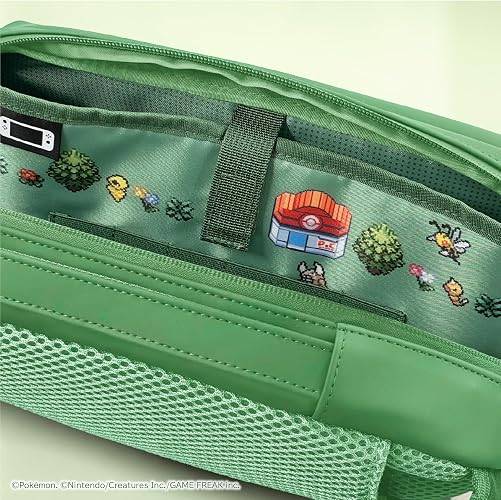 【預售 9月】SW2 HORI 斜背手提兩用包 [寶可夢像素風綠] / Small Jenni [Pokemon Pixel Art Green] NSX-216 PO0974