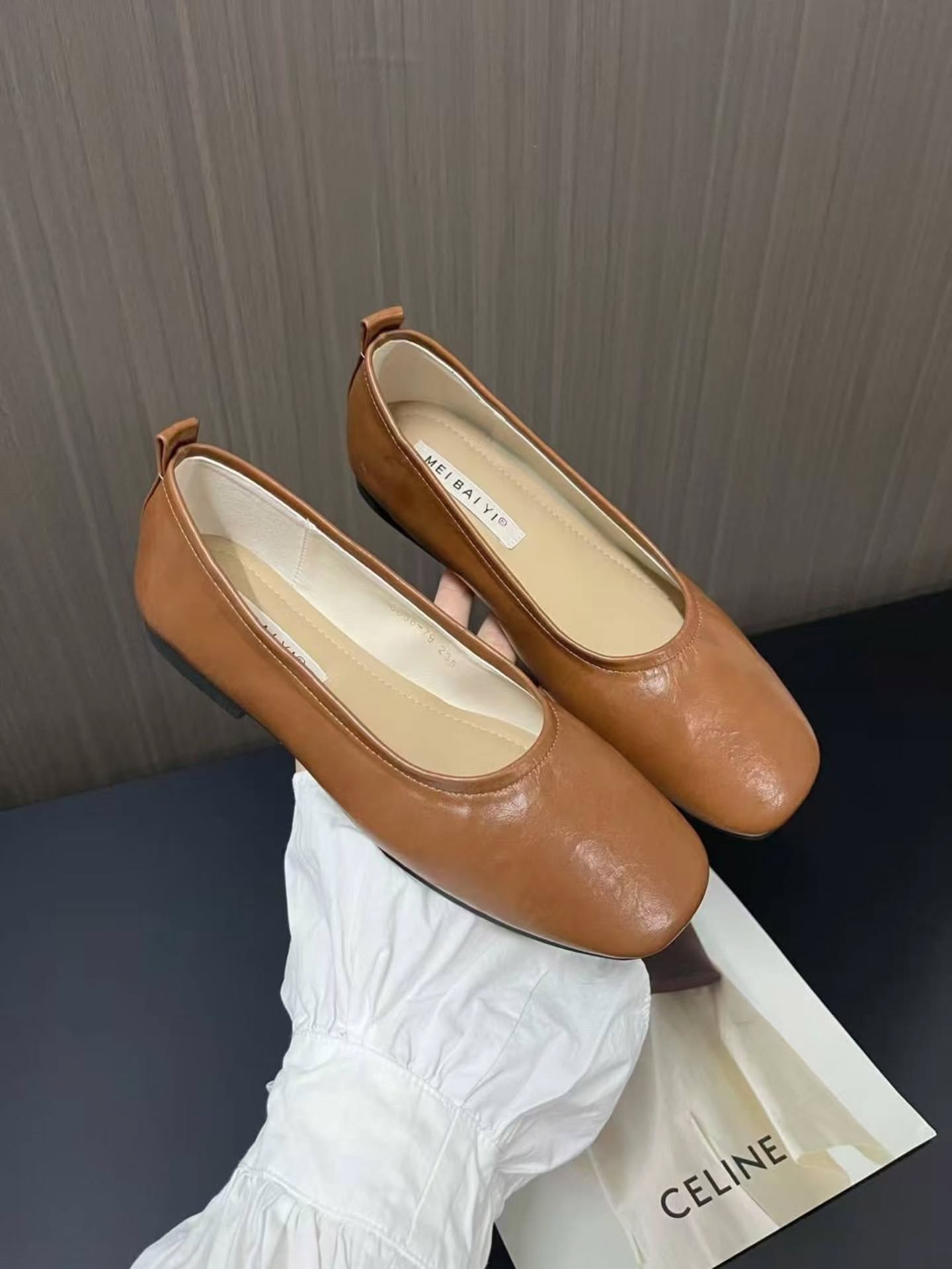 6638-79 极简软皮平底鞋 🇨🇳