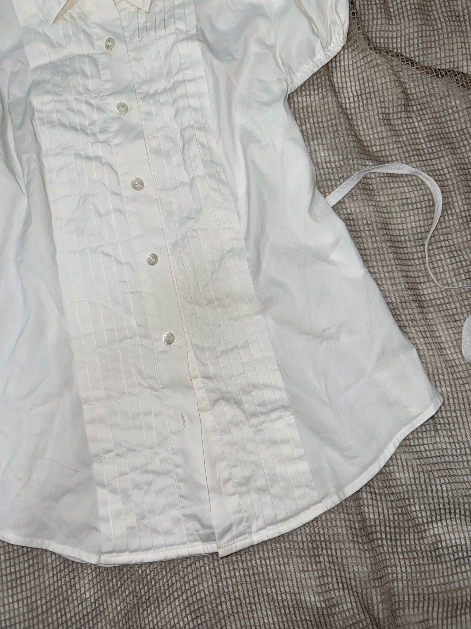 J-Fashion Bow Cami x Puff Sleeve Blouse Set
