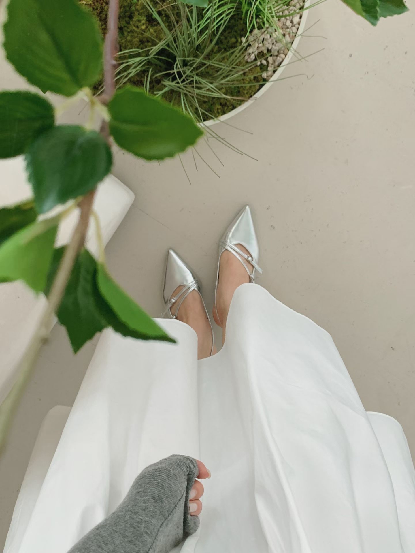 AS2903 尖頭漆皮平底鞋