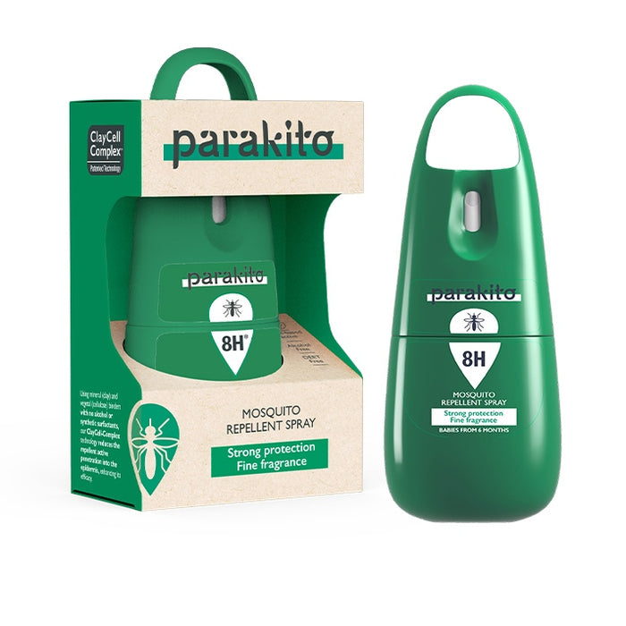 [原裝香港行貨 法國製造] Parakito 帕洛驅蚊 - 法國 Parakito 帕洛驅蚊 防蟲驅蚊噴霧 經典款 天然防蚊噴霧 | 75ml | 噴霧裝 | 8小時 | 法國製造 Parakito Classic Natural Mosquito Repellent Spray – 75ml | Up to 8 Hours Protection | Made in France
