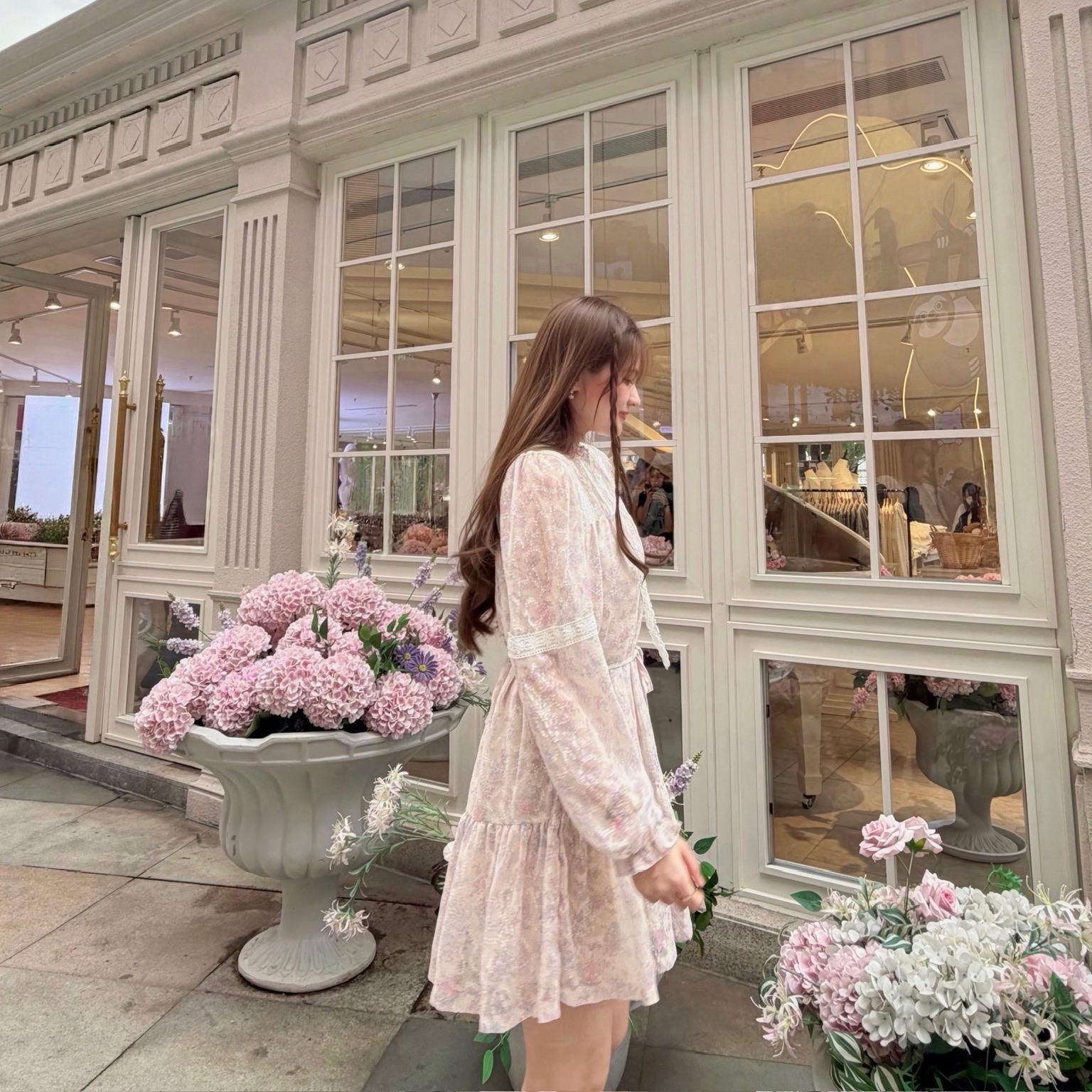 #HANNA-made# Garden Sonnet in Bloom Dress