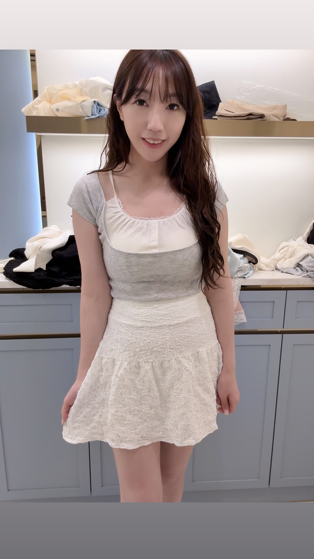 小鎖骨韓風上衣