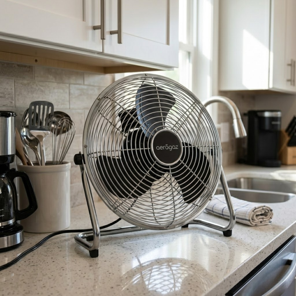 Aerogaz 16" Metal Blade Power Fan  AZ-816PF IP