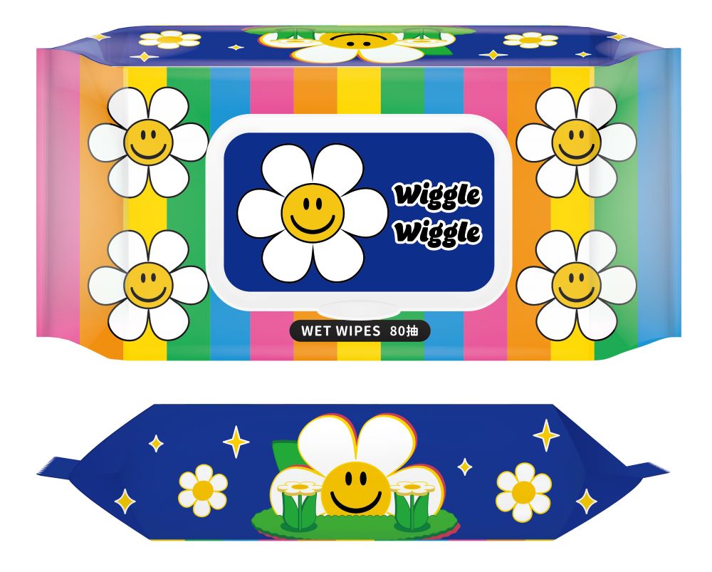 【台灣】Wiggle Wiggle 濕紙巾 80抽