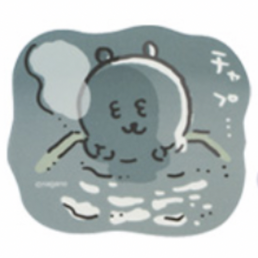 Chiikawa自嘲熊 夜光貼紙｜預訂