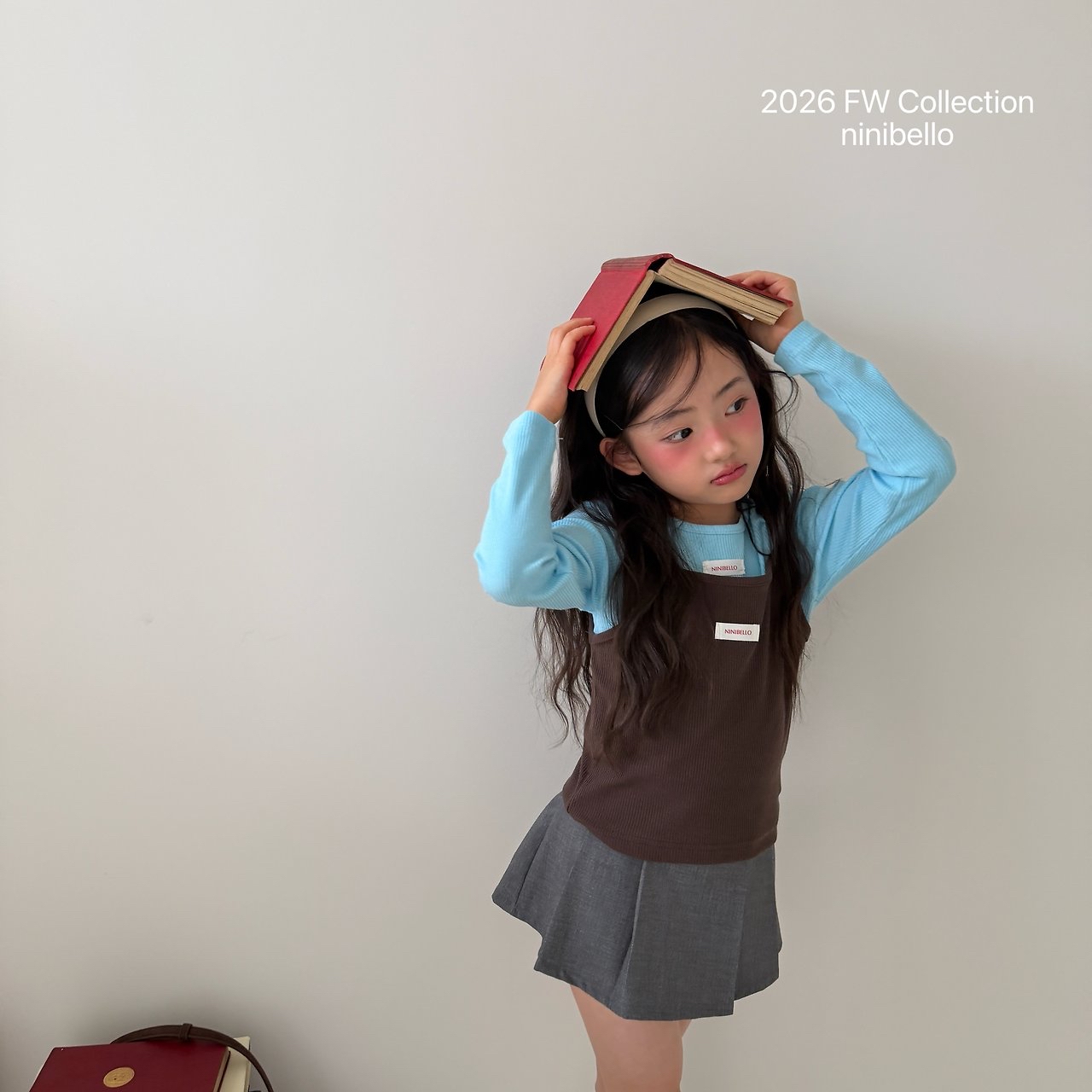 Ninibello | Rosé Pleated Skirt 