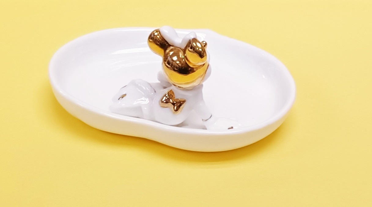 BONE CHINA TRAY 骨瓷收納托盤 Minnie Mouse (KD-3)