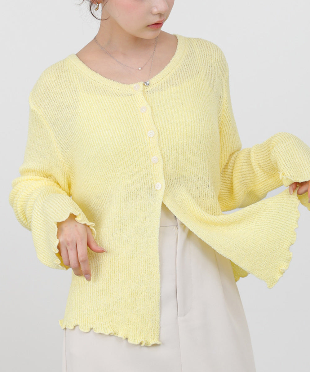 <JP> Spring Mellow Ruffles Soft Knit * 4色入 <預購>