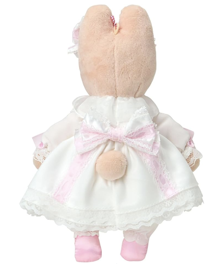 Sanrio Marroncream 白色荷葉蕾絲邊 毛公仔球鏈掛件吊飾 